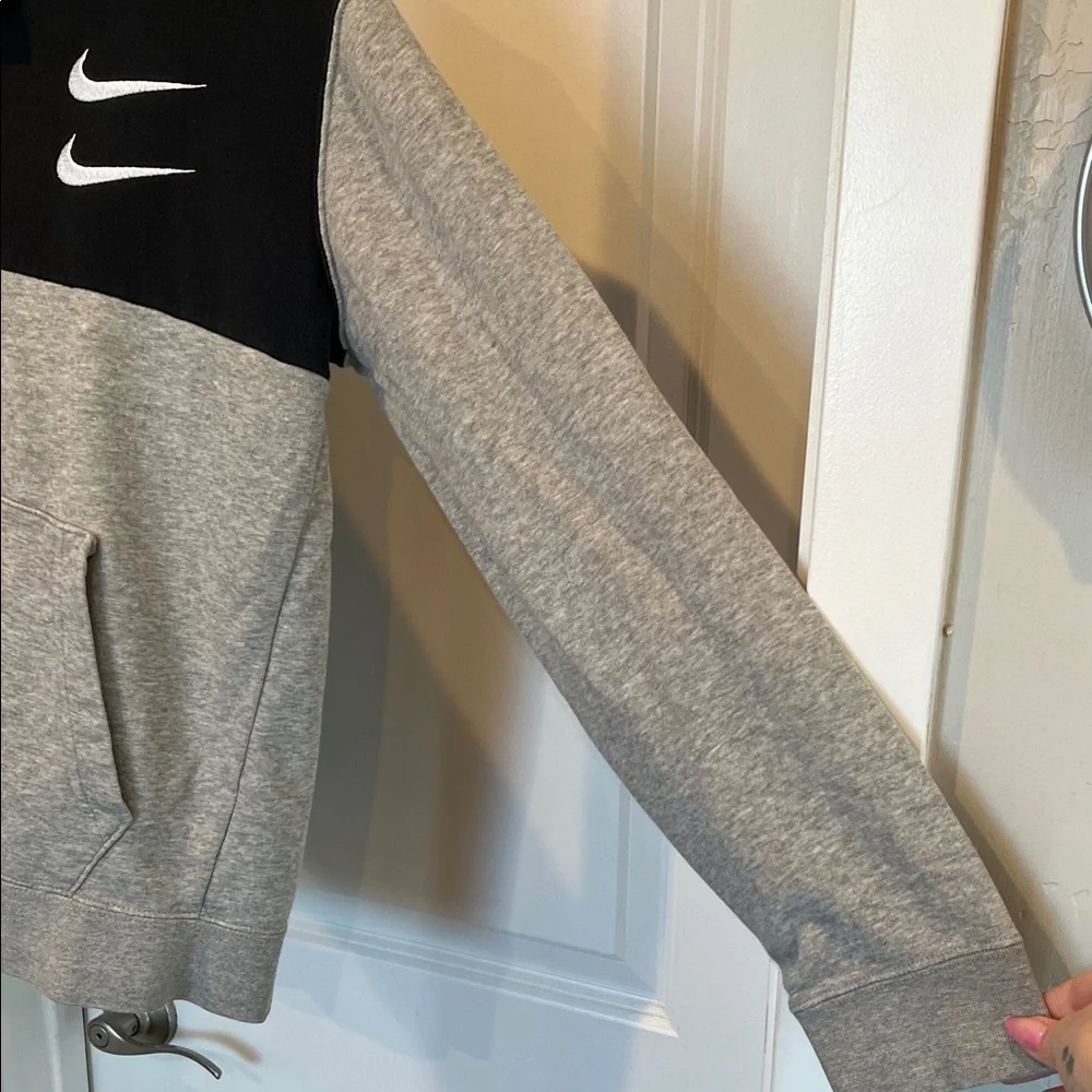 Nike Kids Black and Gray Full-Zip Hoodie - Picture 6 of 14